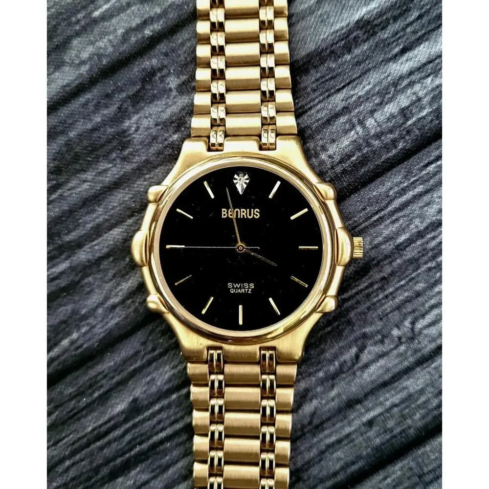 Rare Vintage Benrus Swiss Diamond‎ Executive Watch Never Worn
